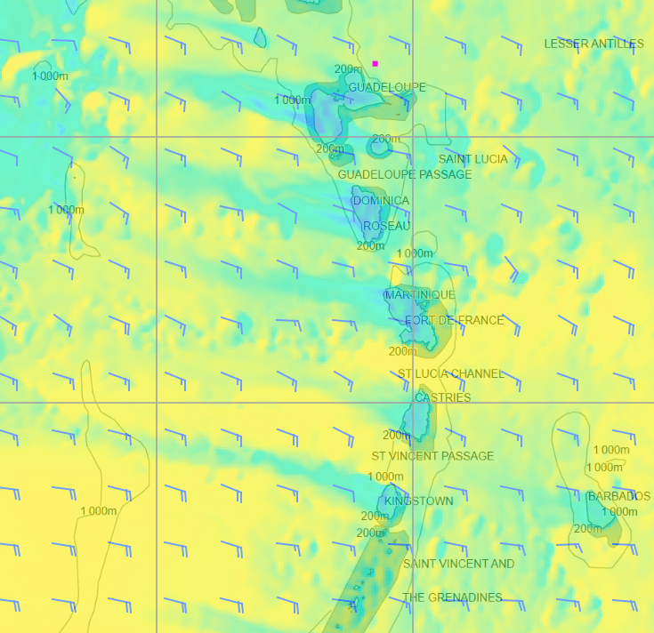 Grib AROME Antilles 0.025°