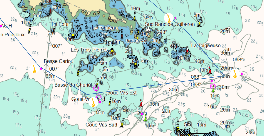 Routage moteur 2 vers Lorient